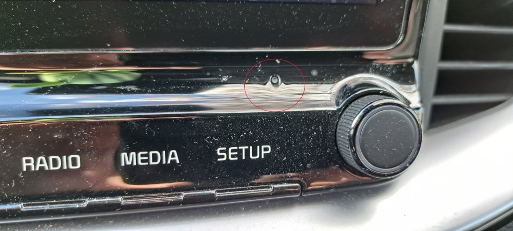 Reset knop